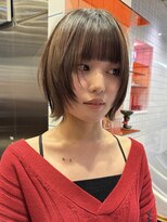 サンクマーケット 渋谷(cinq MARKET) ハイトーンレイヤーボブミディアムレイヤーショートウルフボブ