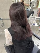 ラック(LUCK)&nbsp;イルミナカラー/髪質改善/船橋/くすみベージュ/細めハイライト