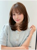 20代30代大人可愛いレイヤーカット髪質改善顔周りカット原宿