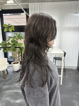 イーチ 吉祥寺(EACH) 【藤尾茉莉】オリーブグレージュ×くしゃっと質感パーマ