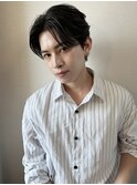 men's/メンズ/ダウンパーマ/黒染め/韓国/ブルーブラック/池袋