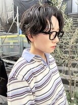 ヌード(NUDE)&nbsp;NUDE20代30代40代ハンサムショート パーマショート黒髪ショート