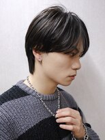メンズヘア ガーデン 銀座(Men's hair GARDEN)&nbsp;刈り上げなしメンズセンターパートマッシュ