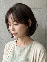 白髪染め専門店エクラ名東店&nbsp;暗くなりすぎない明るい白髪染め◎60代