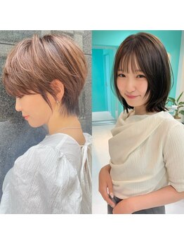 ヒマリ 自由が丘 緑が丘(Himari)の写真/【自由が丘／緑が丘】銀座で培った骨格補正カットで、30代・40代・50代の大人女性を扱いやすいショートへ