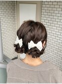 ツインお団子ヘア 推し活ヘア ライブヘア イベントヘア