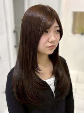 トイロ(toiro) レイヤーカットミルクティーベージュブリーチなしダブルカラー