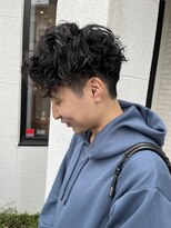 ラパンセ ブルー(LA PENSEE BLEU)&nbsp;スパイラルパーマ　メンズパーマ　メンズカット
