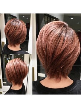 ディーリンク 南橋本店(HAIR MAKE DLINK) 白髪ハイトーンピンク