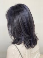 20代30代大人可愛い/暗髪/透明感/ブルージュ /グレーカラー/