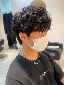 インク サカエ(inq sakae) メンズ ニュアンスパーマ