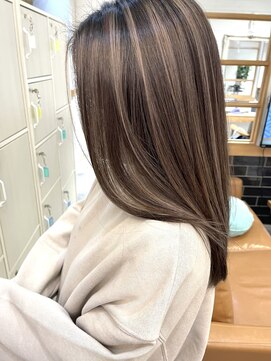 アーサス ヘアー デザイン 鎌ヶ谷駅前店(Ursus hair Design by HEADLIGHT) 髪質改善縮毛矯正+髪質改善カラー