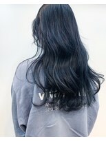 アンセム(anthe M) ツヤ髪ブルーカラー前髪カット髪質改善トリートメント韓国