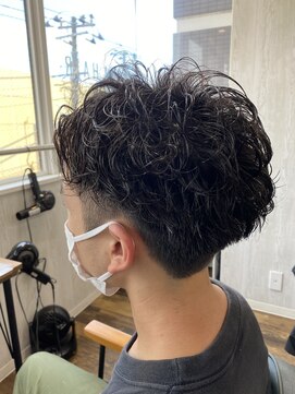 テーラヘアー 南行徳店(TELA HAIR) ニュアンスパーマ×アップバングリバーススタイル【南行徳】