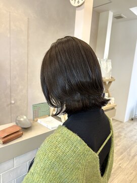 ジュエ ヘアー デザイン(Jue hair design) ツヤ感チャコールグレージュカラー