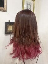 ランプ ヘアー(lamp hair)&nbsp;ピンクグラデーション/lamp 清水