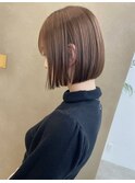 髪質改善矯正で作るオシャレボブスタイル