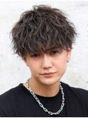 無造作クラッシュ ツイストスパイラルマッシュ