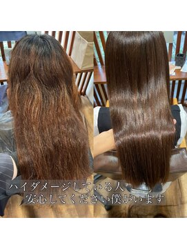 トムヘアーデザイン 古川橋店(TOM HAIR DESIGN) ダメージレスで高難易度縮毛矯正