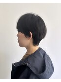 柔らかマッシュショート。