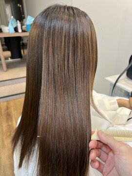 アメイズトーキョー 札幌大通(Amaz! tokyo) 小顔ネビージュワンレン/縮毛矯正/髪質改善/ツヤ髪/くせ毛