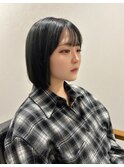 ネイビー/ボブ