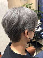 ビス リアン 川口店(Vis lien)&nbsp;ホワイトメッシュハイライトスパイラルパーマツイストパーマ