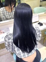 アソビ 表参道(ASOBI)&nbsp;ブリーチなしダブルカラー/ブルーブラック/学割U24/表参道