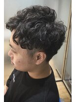 リタ オム 大宮店(RITA HOMME)&nbsp;シャドウパーマ×アップバングショート