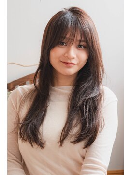 ソルア 上本町(solua) 【２０代半ばの透明感重視】艶長持ちグロスカラー＋小顔カット