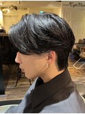 毛流れセンターパート