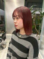 ガリカ 大名(Gallica) かわいい暖色系カラー/チェリーレッド/ワインレッド