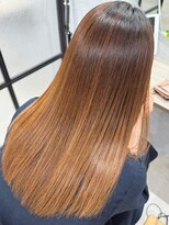 ハーシーバイアポロ 相模大野(HERSHE by apollo)&nbsp;x髪質改善/ホワイトグレージュ/レイヤーカット/チェリーブラウン