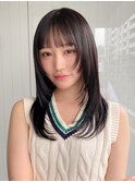 前髪 &nbsp;ワンホンヘイヤー 顔周りカット レイヤーカット"