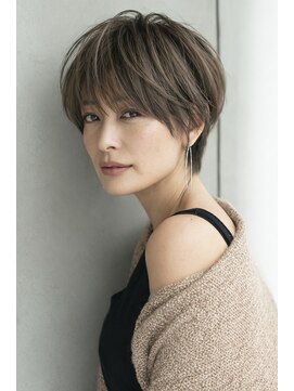 アンソリット ボーテ(INSOLITE BEAUTE) 大人ショートハイライト白髪ぼかし30代40代50代60代広尾/恵比寿