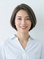 と和×美髪クリニック 巣鴨店 大人女性に。暗髪グレージュの時短ショートボブ