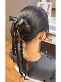 高めカチモリ編み下ろし【横浜/ヘアセット/着付け】