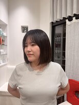 アトリエドゥーディマンシュ atelier doux dimanche&nbsp;ストレート切りっぱなしボブ