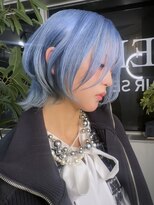 イエナ 渋谷(IENA)&nbsp;ハッシュカットシースルーバングダブルカラーケアブリーチカラー