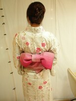 ネス(NESS) 【浴衣ヘアセットアップ】大人っぽい浴衣のセット309