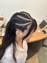 バイブアンドアネックス(VIBE & ANNEX)&nbsp;地毛コーンロウ