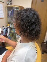 ククオブヘアー(KUKU of Hair)&nbsp;メンズスパイラルパーマロング