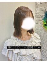 エイルヘアー トウカダイ(AYL hair toukadai)&nbsp;外ハネボブ×透明感カラー/髪質改善/ツヤ感カラー
