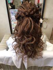 結婚式や二次会に☆ハーフアップ 【トリコ梅田茶屋町店】