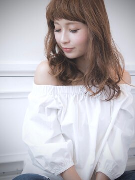 リコ ヘアアンドリラクゼーション(LICO HAIR&RELAXATION) 眉上バング ほつれウェーブ