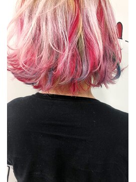 ノラ シンディ(NORA CYNDY) 暖色MIXカラー(レット・ピンク・ムラサキ)☆