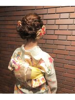 アイルビーヘア(I'll b hair) 【下北沢*I'll b hair*】振袖に似合う編み込み着物ヘア