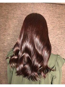 ジュエル(JEWEL) ヘアカラー 赤系ブラウン ツヤ巻き