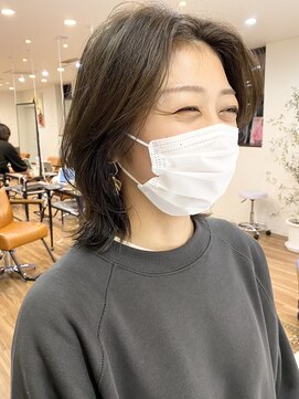 ノラキチジョウジ(NORA KICHIJOJI) ウルフボブくびれミディ#ウルフカット#外ハネボブ飽きた方ぜひ!