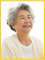 ヘアー リラックス 風香(HAIR RELAX)&nbsp;７０代・８０代のグレイヘアパーマ白髪をいかす明るめの白髪染め